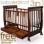 Australian Classical Style Baby Sleigh Cot