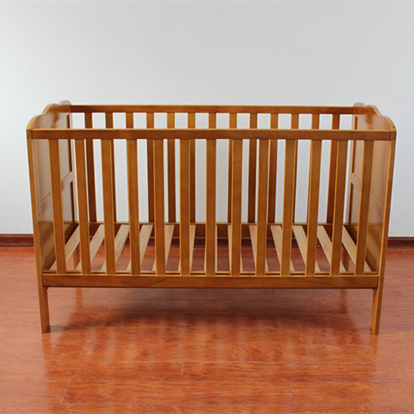 brown cot bed